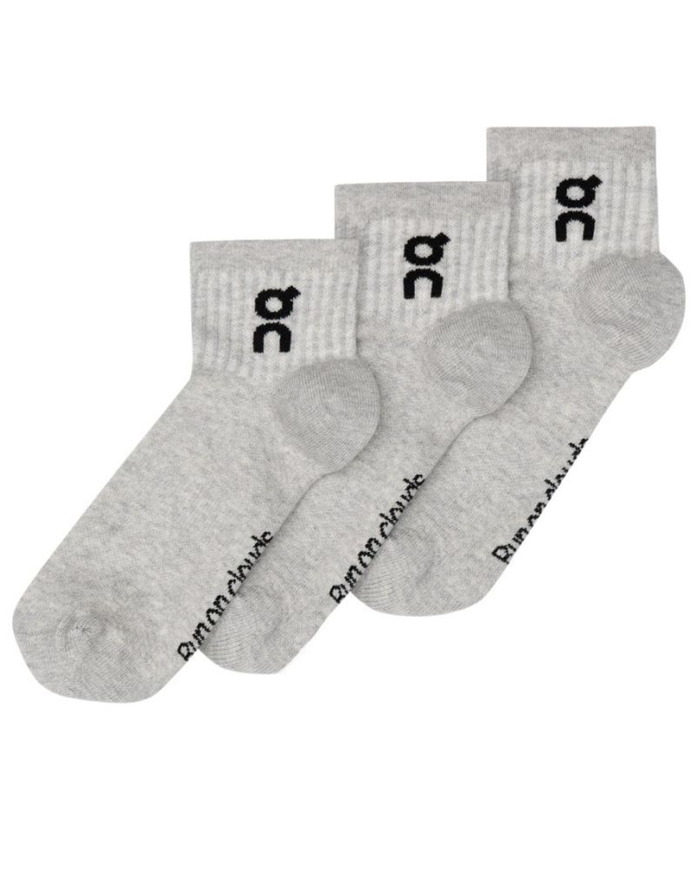Теннисные носки On Logo Mid 3P - grey