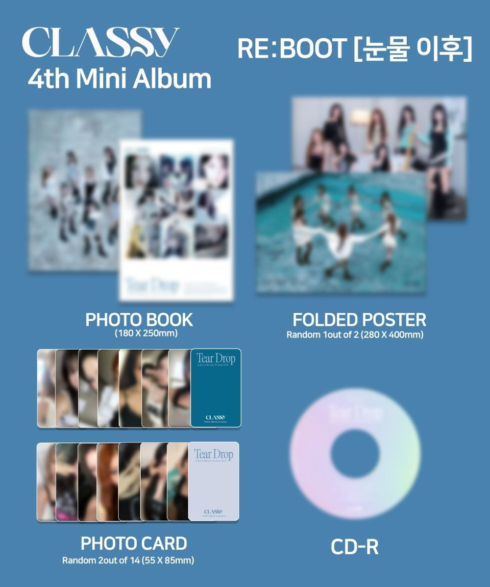 Альбом CLASS:Y - RE:BOOT 4th Mini Album RANDOM Version