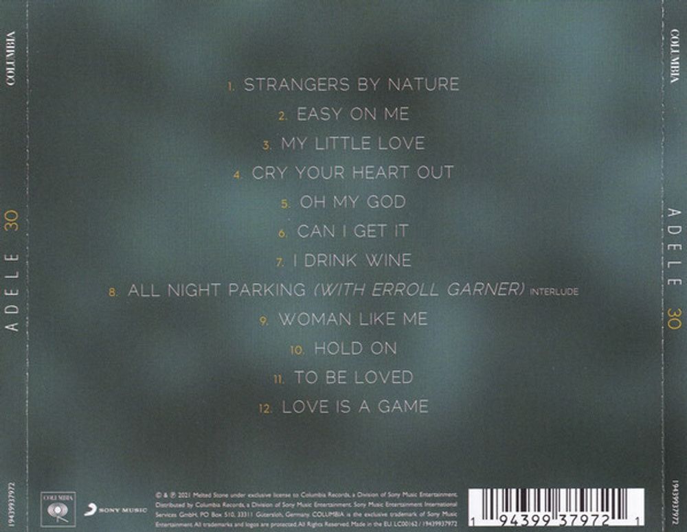 Adele. 30 (CD) Адель (2021)