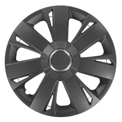 Колпаки R15 Sirius 4шт (черно-матовые) ABS-пластик ARNEZI A0702042