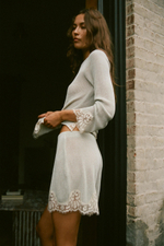 ШОРТЫ ИЗ ФАКТУРНОЙ ТКАНИ С КРУЖЕВОМ — ZARA