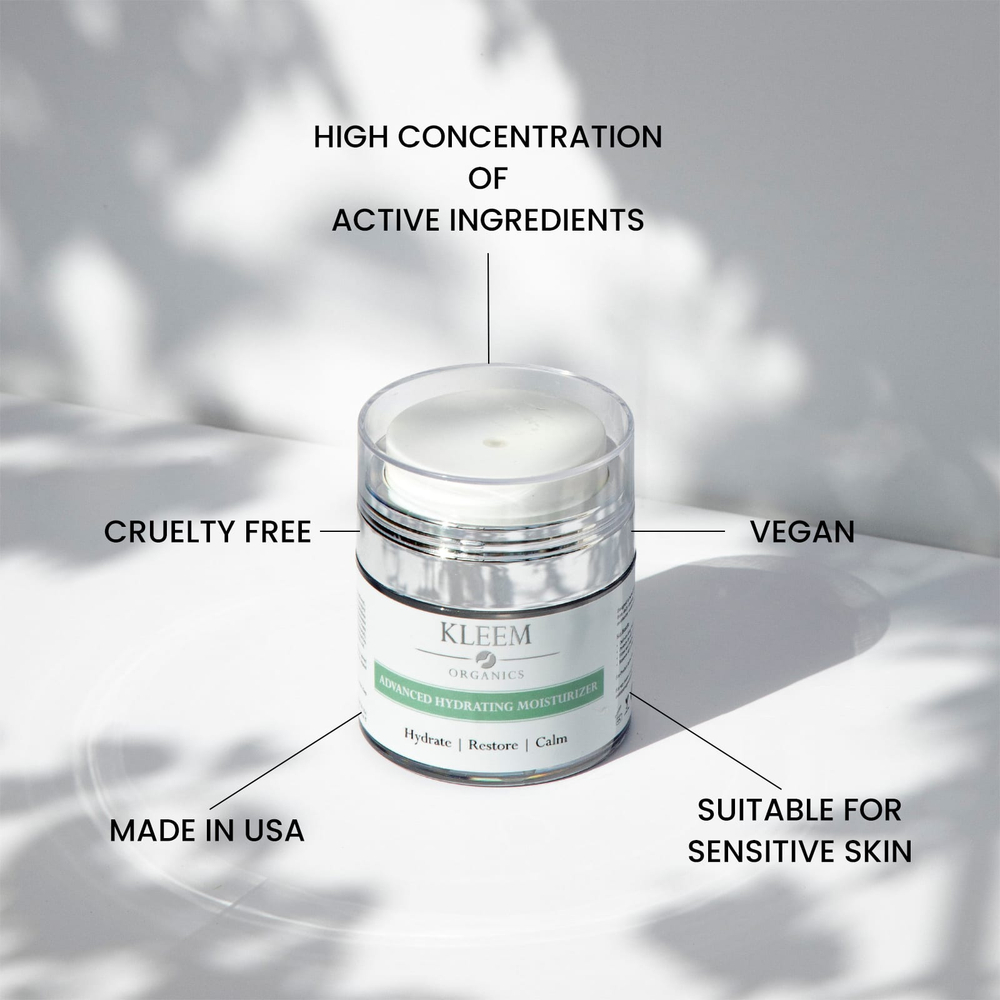 Kleem Organics, Улучшенное увлажняющее средство, 50 мл (1,7 жидк. Унции)