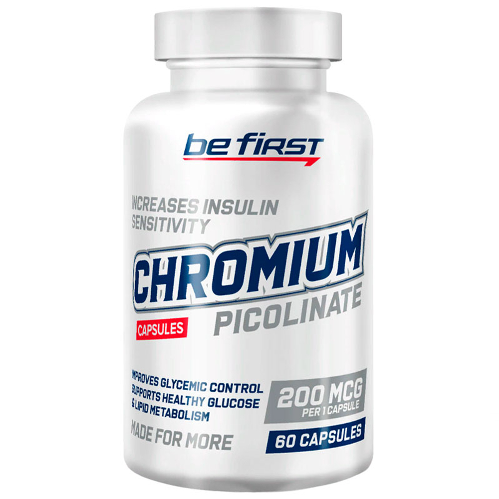 Be First Chromium Picolinate Mega 250 мкг. (60 капс.) [M]