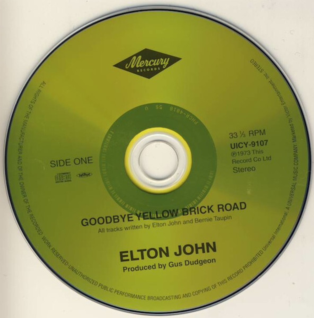 Elton John / Goodbye Yellow Brick Road (Mini LP CD)