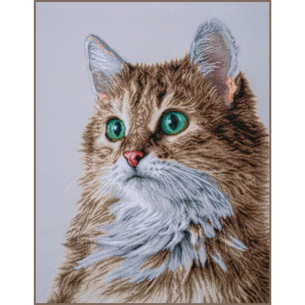 Набор для вышивания нитками Lanarte The purrfect stare