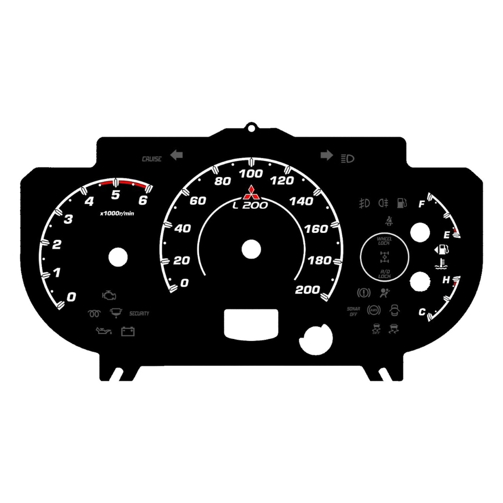 Шкала приборов Mitsubishi Pajero Sport
