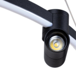 Подвесная светодиодная люстра Arte Lamp RING A2186SP-1BK