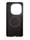 Карбоновый чехол для IQOO 13 с MagSafe черные полосы (Black stripes)