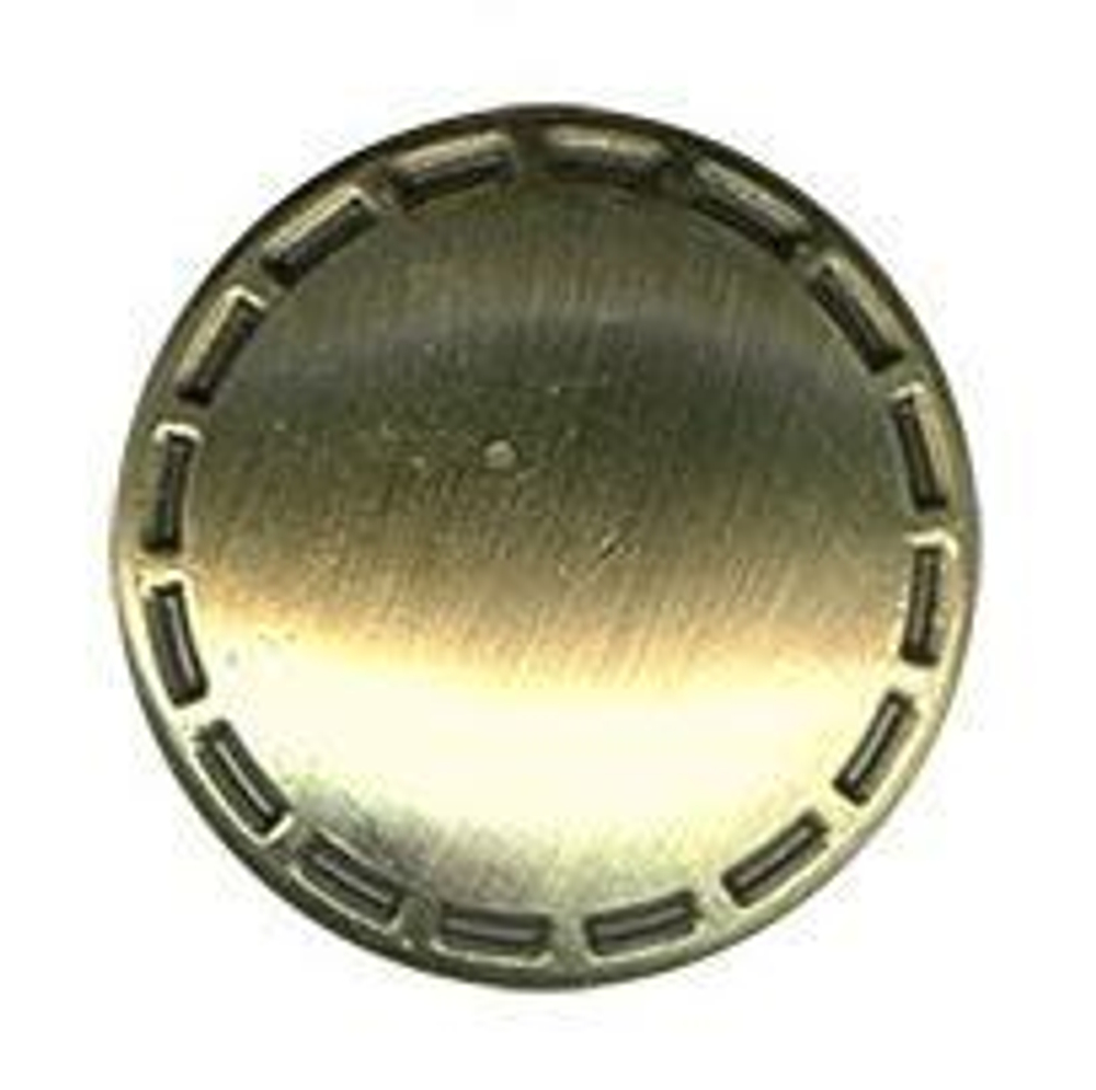 Пуговица "Micron"  BJ 007 джинс., 17 мм №12 бронза