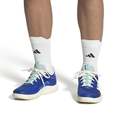Мужские кроссовки теннисные Adidas SoleMatch Control - core blue/cloud white/flash aqua
