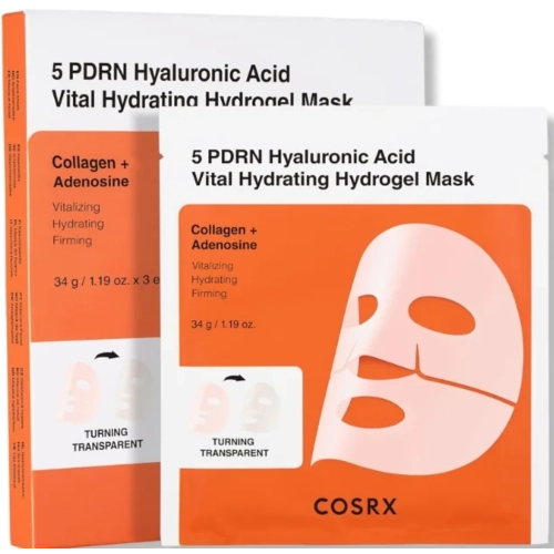 COSRX 5 PDRN Hyaluronic Acid Vital Hydrating Hydrogel Mask 3 x 34 g 102