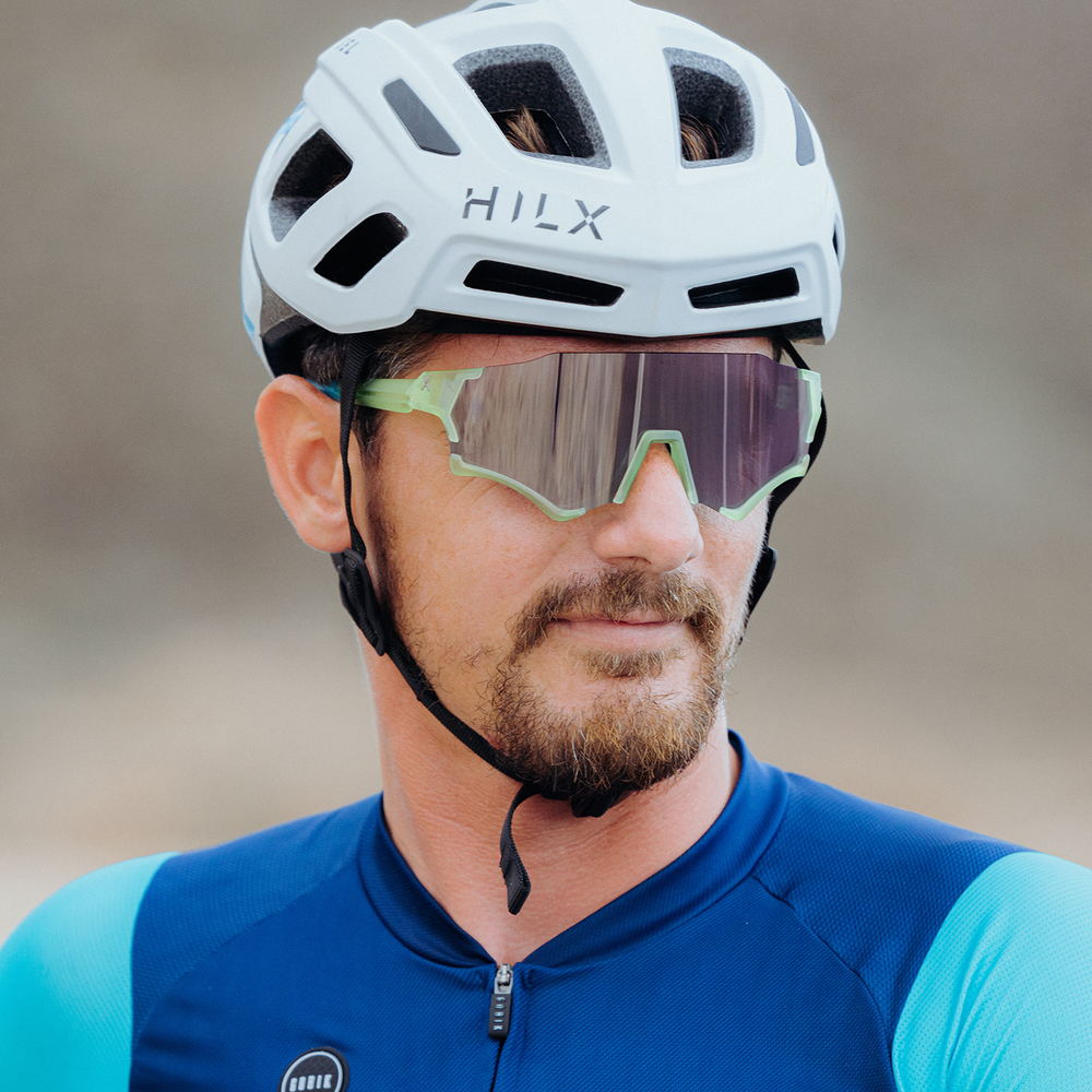 Спортивные очки HILX Revok / Matt Black Blue / Light Purple Lens