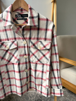 Новая хлопковая рубашка Zara, XS