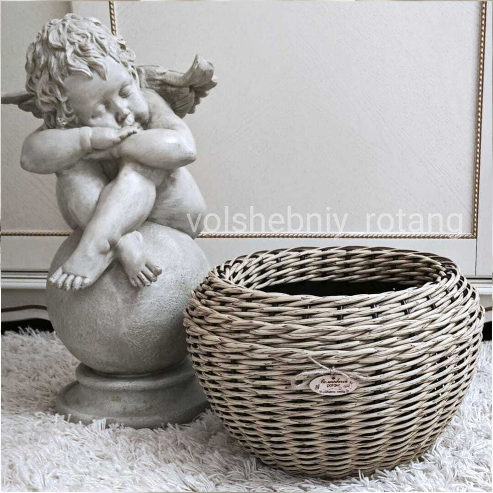 Кашпо шар, св.лоза+шоколад 12л.