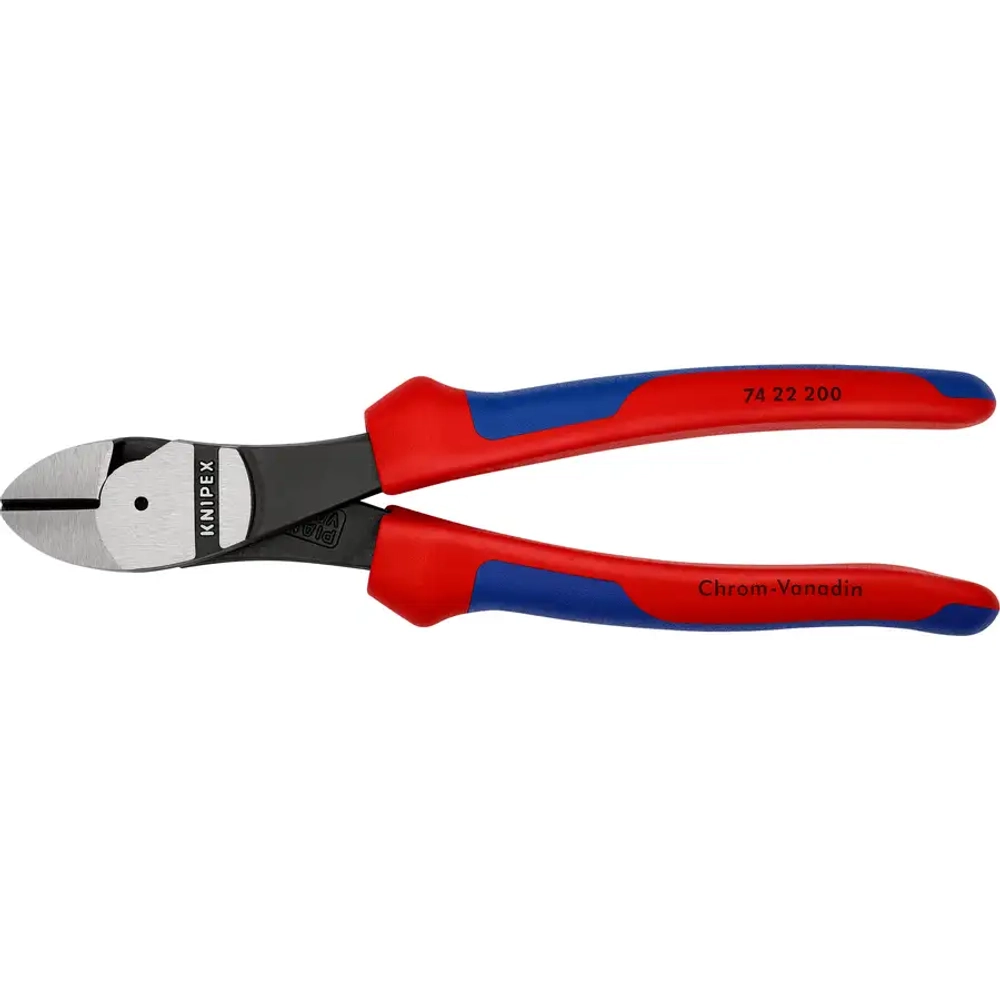 Кусачки боковые особой мощности черненые 200 мм Knipex 74 22 200