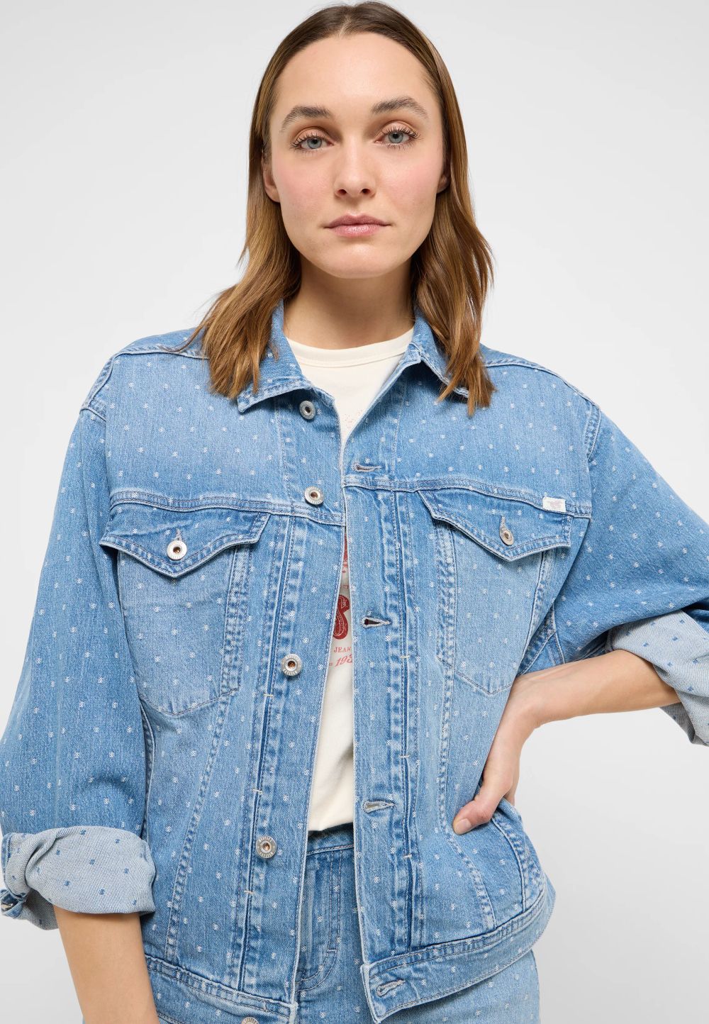Куртка джинсовая женская MUSTANG Style Arcata Boyfriend Jacket