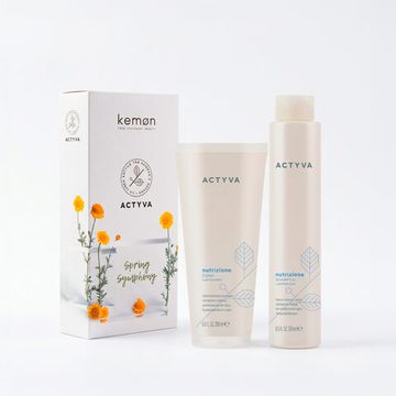 Kemon Набор Максимальное увлажнение (шампунь 250ml +маска 200ml) Actyva Nutrizione Ricca