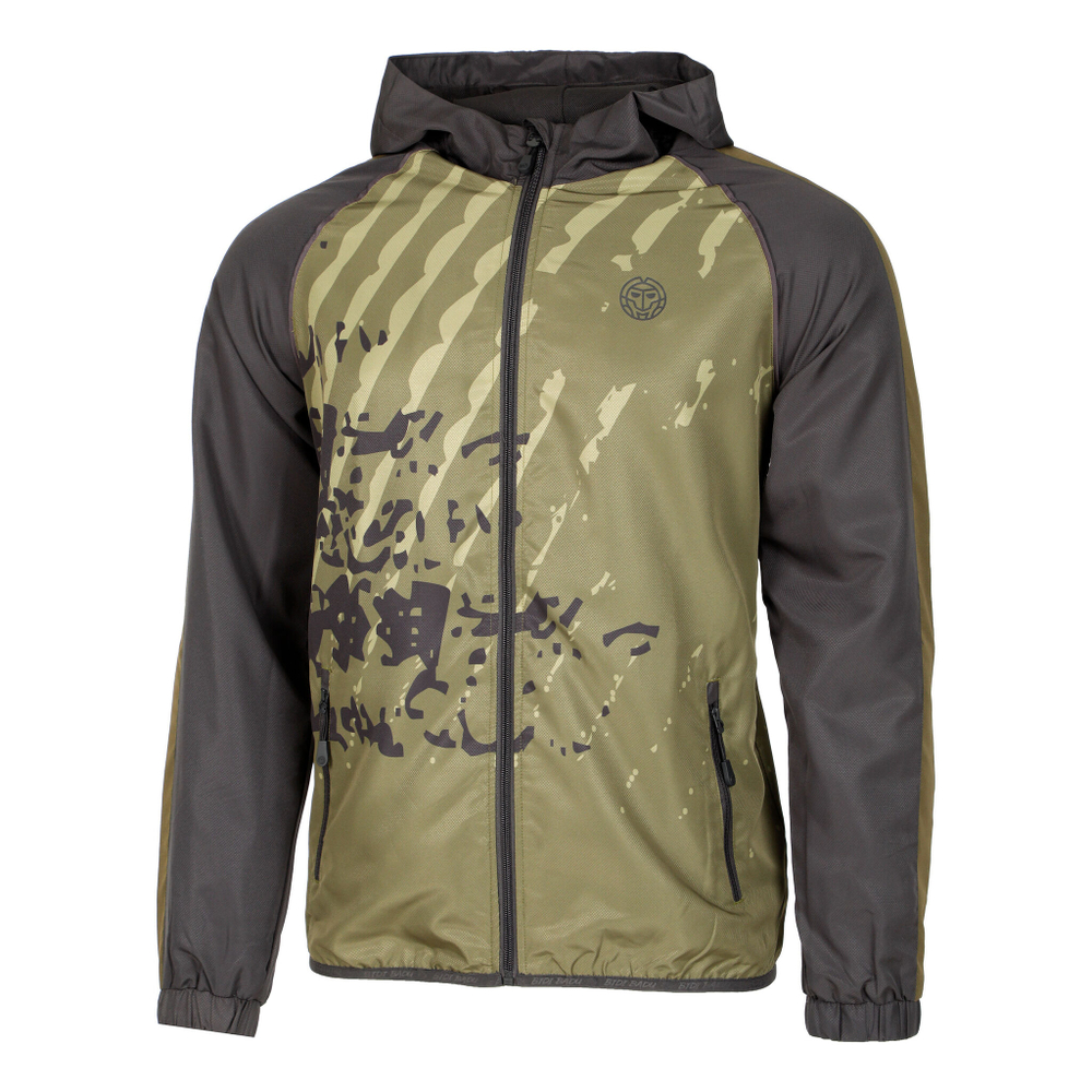 Мужские теннисные Костюмы BIDI BADU Pure Wild Tracksuit Men - Olive, Dark Grey