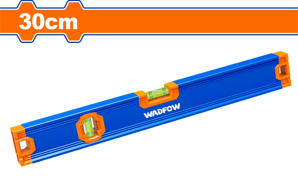 Строительный алюминиевый уровень WADFOW WSL2G30 300 мм