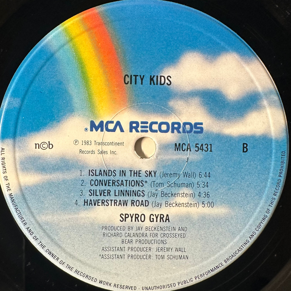 Spyro Gyra - City Kids (Скандинавия 1983г.)