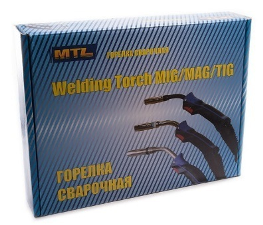 Горелка TIG WP-18FXV, 8м, вентиль, гибкая (вод.охл.)