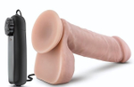 Телесный вибратор THE GOALIE 8INCH DILDO - 20,3 см. (Цвет: телесный)