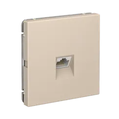 Розетка компьютерная RJ45, кат. Systeme Electric ArtGallery Песочный GAL001286
