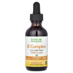 Super Nutrition, комплекс витаминов группы B полного спектра с витамином B12, пантотеновой кислотой, биотином и ниацином, малина и лимон, 59 мл (2 жидк. унции)