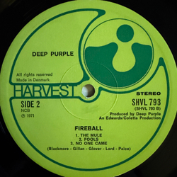 Виниловая пластинка Deep Purple - Fireball LP