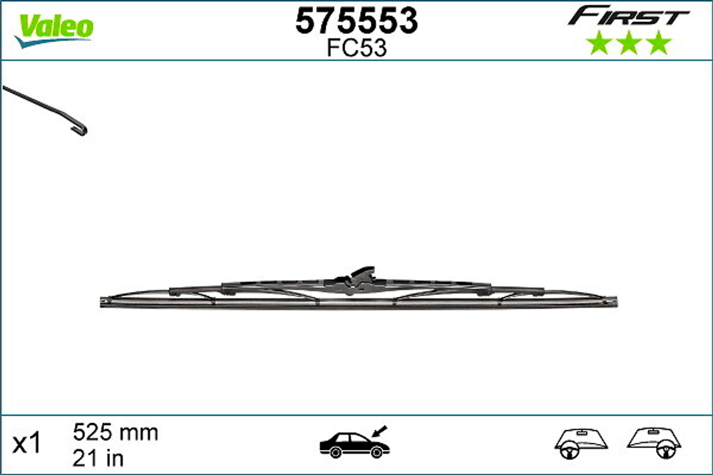 VALEO - 575553-VAL - Wiper Blade