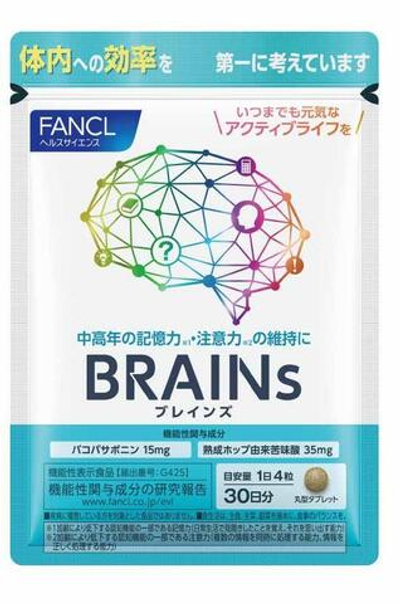 FANCL BRAINs — японский комплекс для памяти, внимания и ясности мышления.
