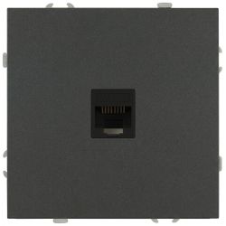 Розетка ЭРА Galaxy 15-3107-06 информационная RJ45 IP20 графит | Эра Galaxy