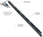 Блок розеток Cabeus SMART-PDU-16-1P-36C13-6C19-I309-CM