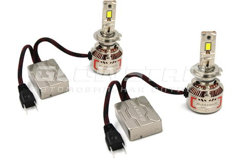 Aozoom P13 H7 с вентилятором 12V 100W 11000Lm (комплект, 2шт)