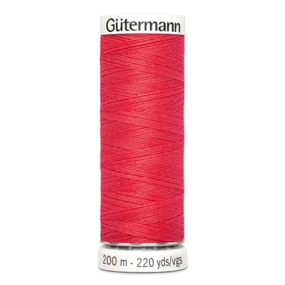 Нить Sew-All 200 м, Gutermann, 016 красный коралл