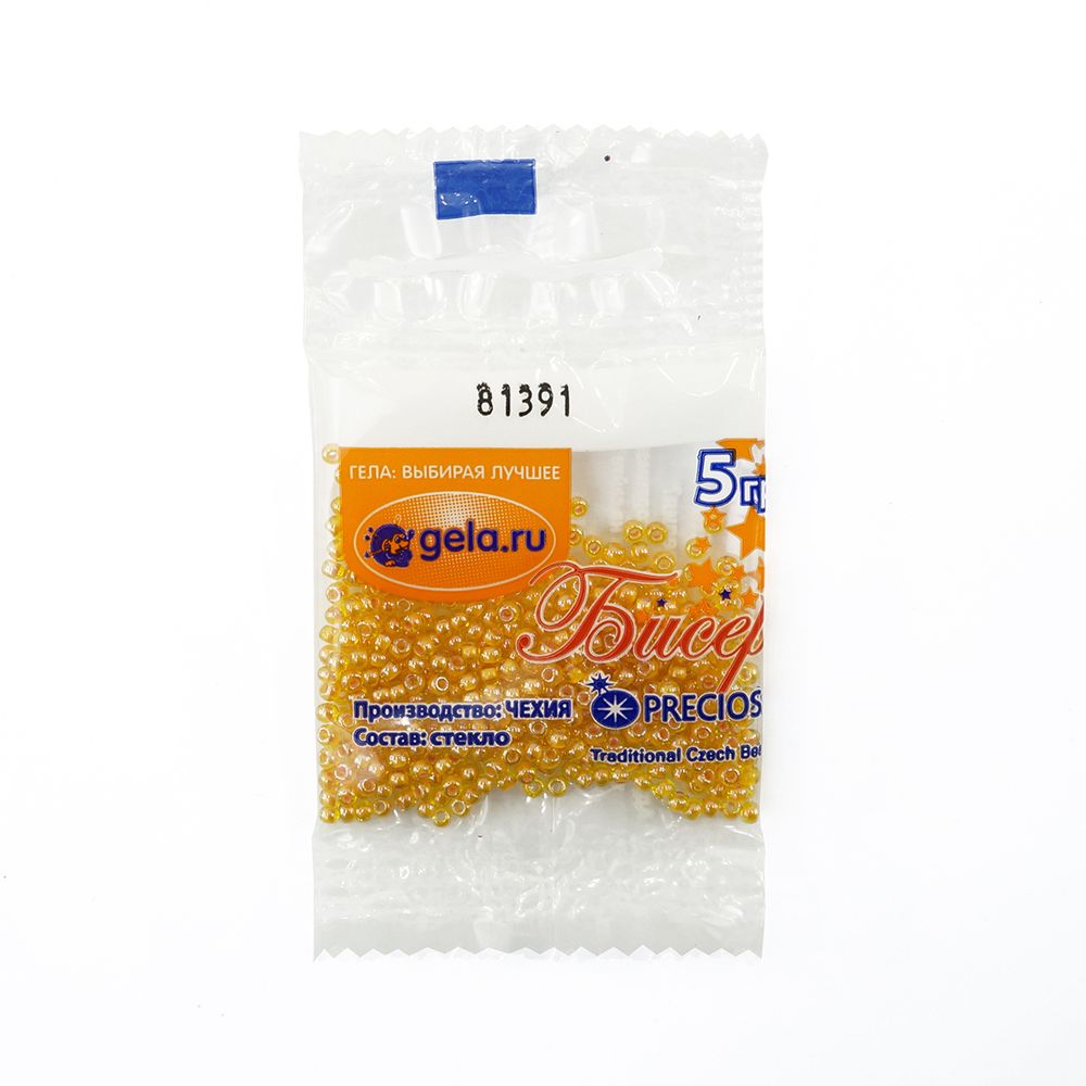 Бисер Preciosa 10/0, 50 г (10 шт по 5 г), цв.81391