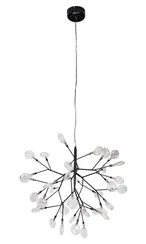 Подвесная люстра EVITA EVITA SP36 BLACK/TRANSPARENT Crystal Lux