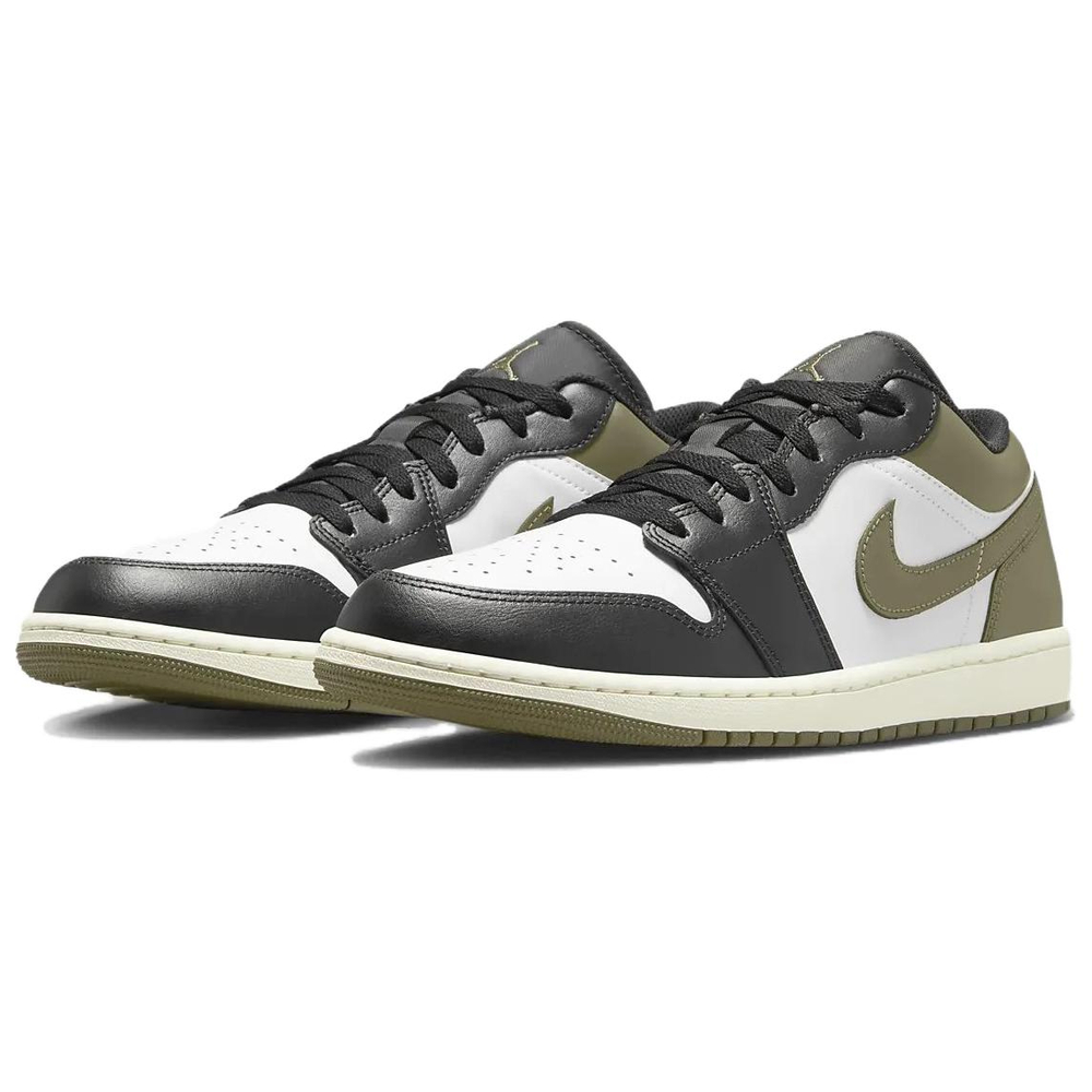 Jordan 1 Low Black Toe Medium Olive