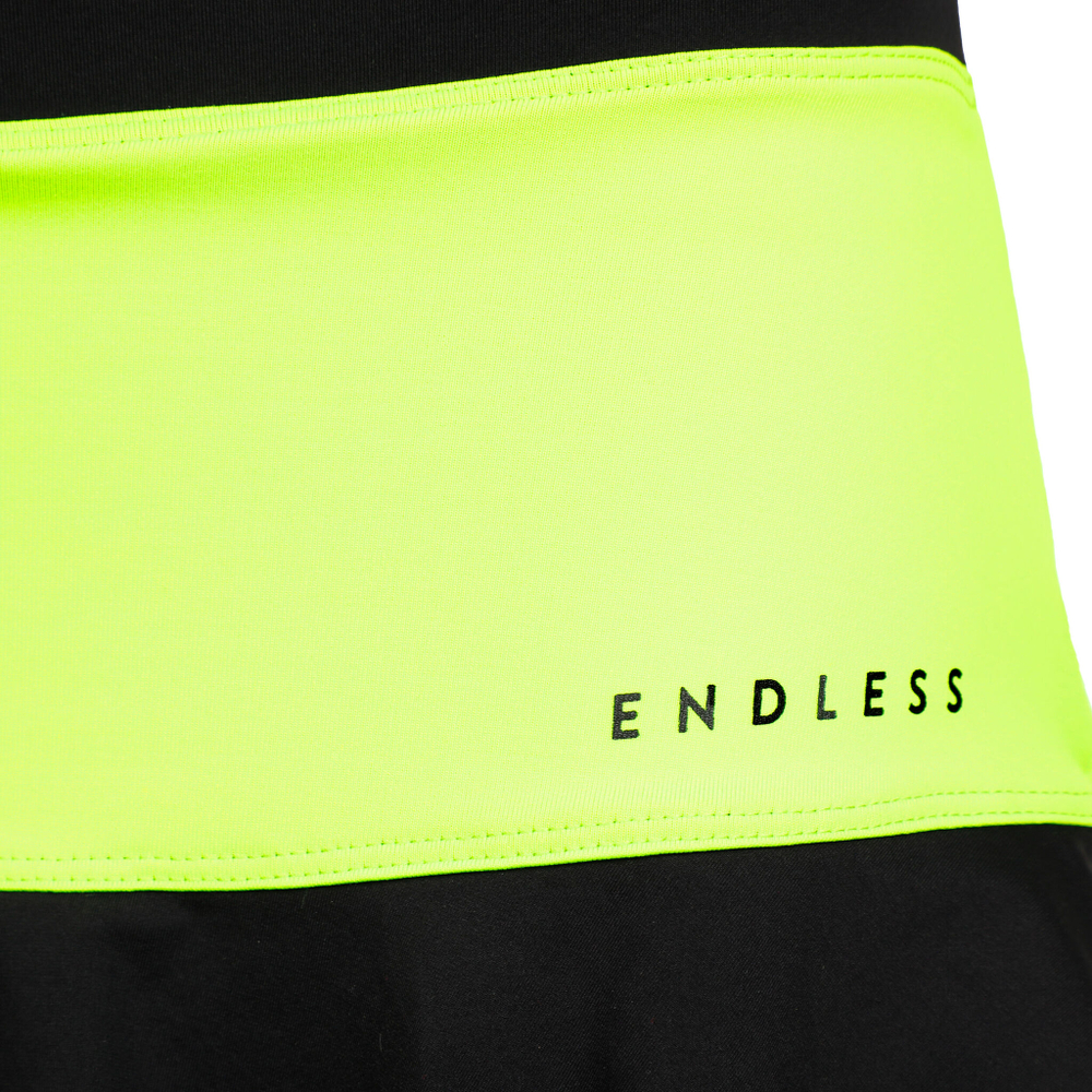 Женская теннисная юбка Endless Lace Skirt Women - Black, Neon Green