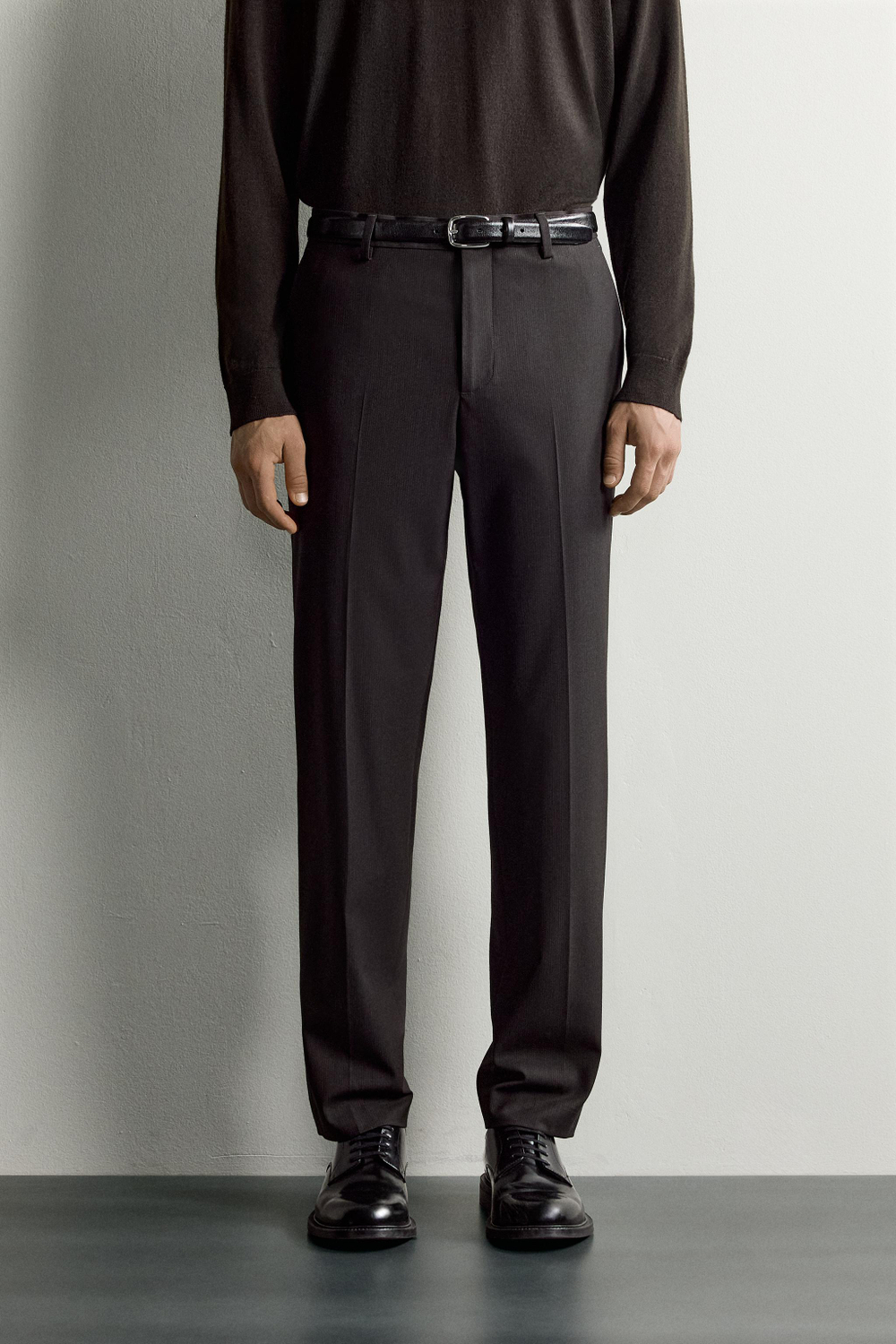 БРЮКИ В ПОЛОСКУ REGULAR FIT — ZARA