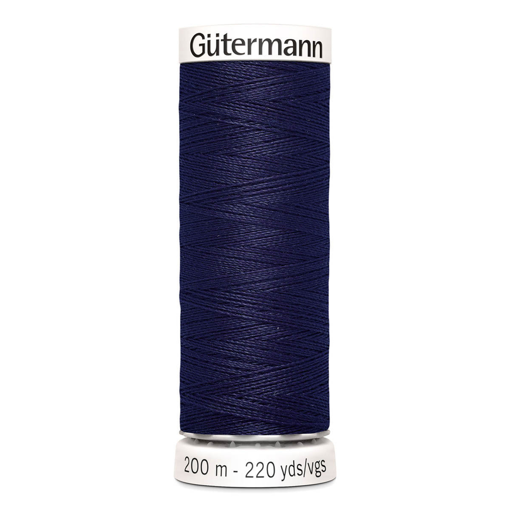 01 Нить Sew-All 100/200 м для всех материалов, 100% полиэстер Gutermann 748277 (324 черничный)