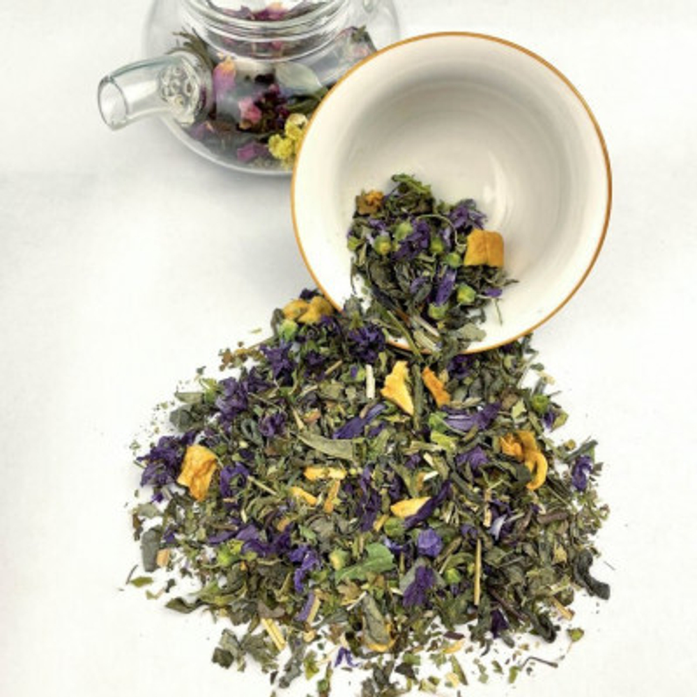 Зеленый чай BERRY-TEA "Доброе утро"  | 18гр под стакан | Эконом