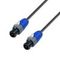 Adam Hall K5S215SS1000 - кабель спикерный NEUTRIK Speakon 2-pole - Speakon 2-pole, 2 x 1.5 мм2, 10 м