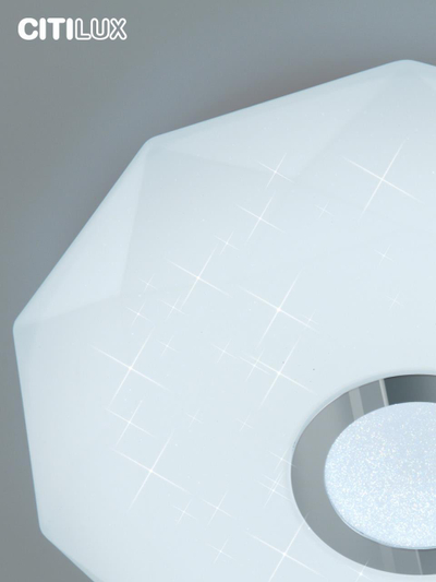 Citilux Диамант Смарт CL713A30G RGB Умная люстра Хром