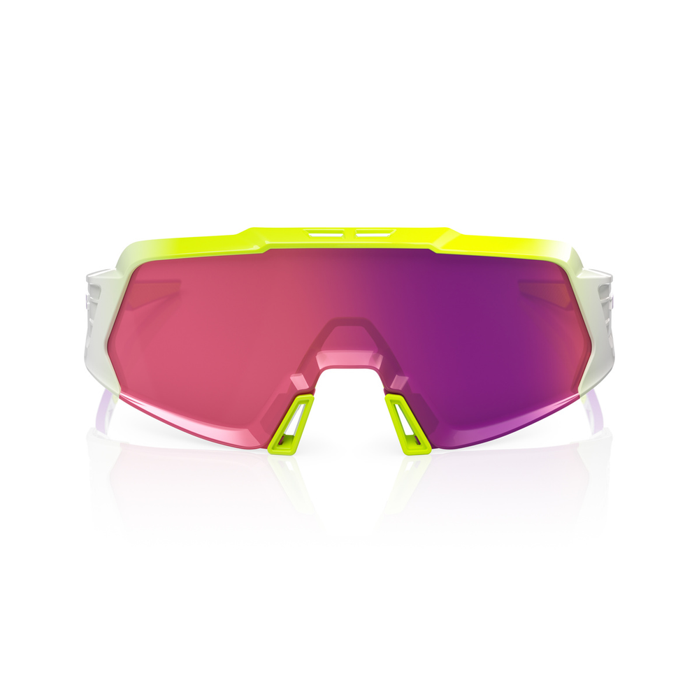 Спортивные очки 100% Korbin X / Yellow / Purple Mirror Lens / на узкое лицо