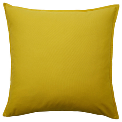 IKEA GURLI  (ИКЕА ГУРЛИ)  -  Наволочка - жёлтый 65x65 см