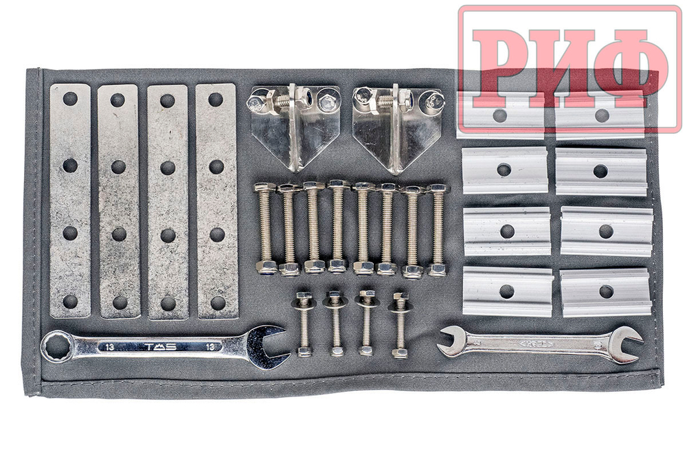 Палатка на крышу автомобиля РИФ Soft RT02-120, тент серый, 400 гр., 120х240х115 см
