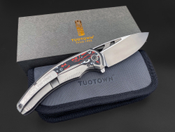 Складной нож Whale [M390 Nebula carbon]