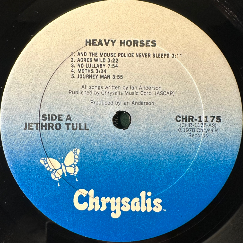 Jethro Tull ‎– Heavy Horses (США 1978г.)