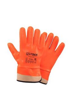 Перчатки рабочие зимние Ultima ULT620CW 'Frost' с ПВХ покрытием, манжета крага ц